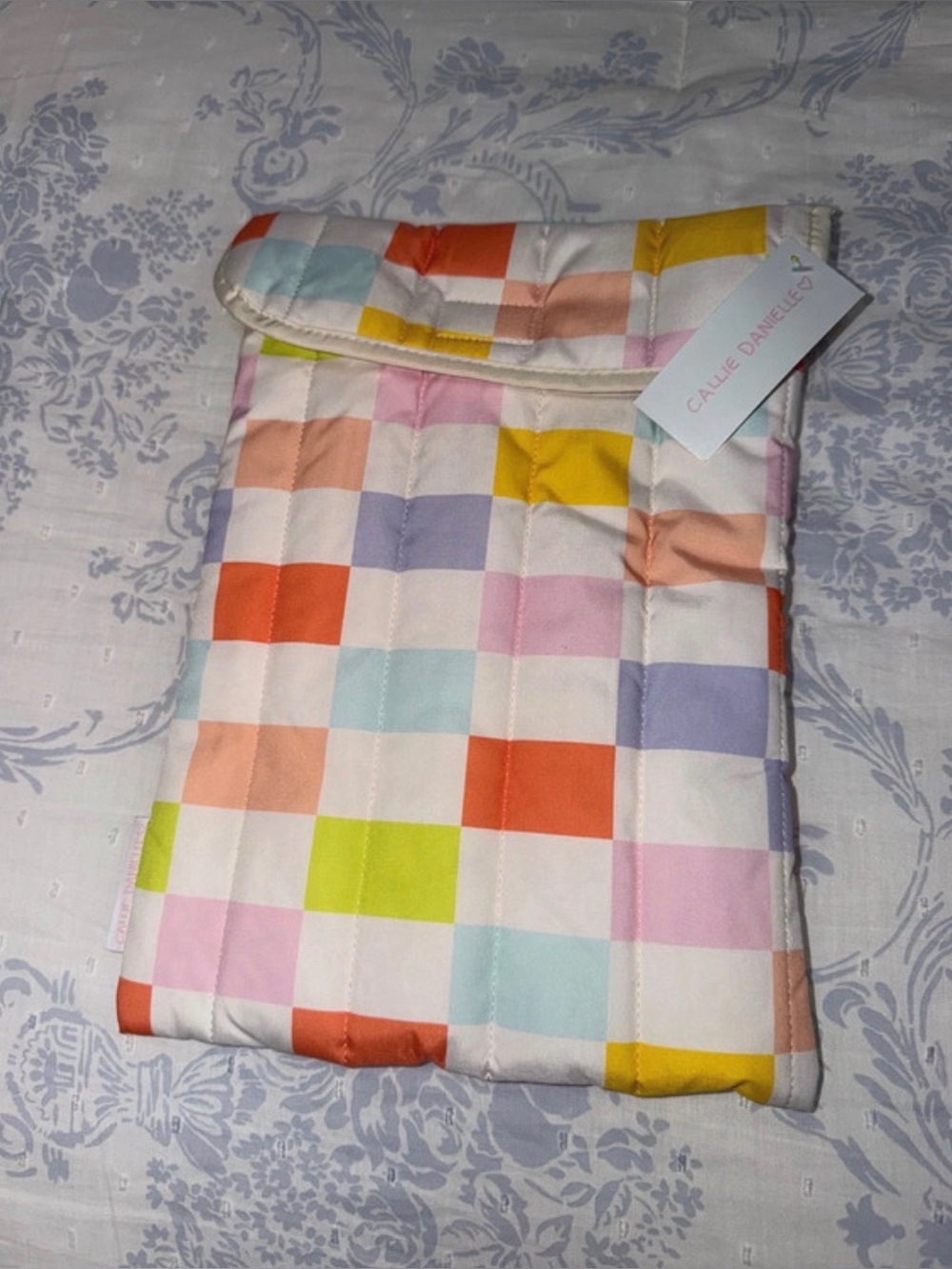 NWT Callie Danielle Checkered Laptop Sleeve